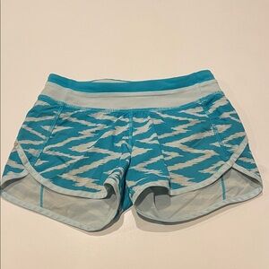 Ivivva by Lululemon Teal and Gray Athletic Shorts